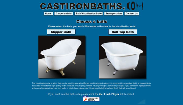 castironbaths.com - Nath Visualisation Suite