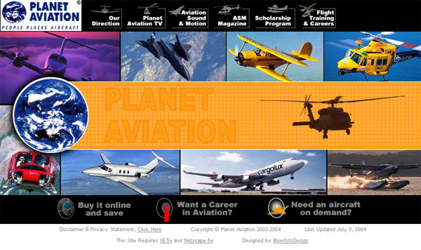 Planet Aviation - homepage